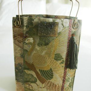 Art-to-Wear Vintage Kimono Handbag
